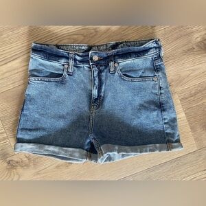 Wild Fable High Waist Acid Wash Denim Blue Shorts Womens Size 8 / 29
